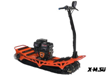 Мотосноуборд PROMAX SNOWBIKE FLAME, редуктор с автомат сцеплением. фара, тормоз