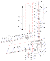 Редуктор 4-Х ТАКТНОГО ПЛМ HIDEA F3.5FHS